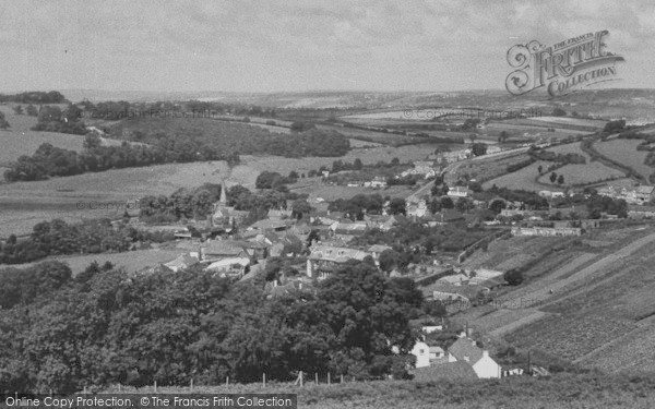 Photo of Bishops Tawton, From Codden Hill c.1955