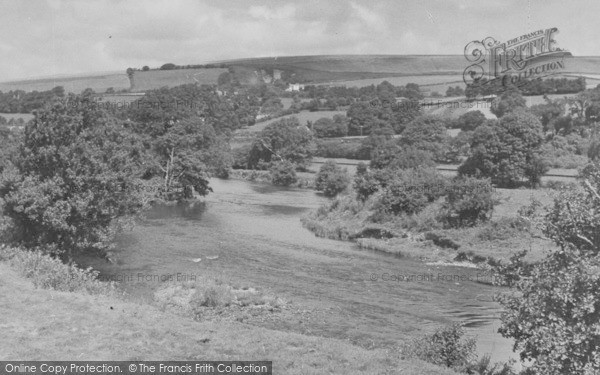 Photo of Bishops Tawton, River Taw At Newbridge c.1955