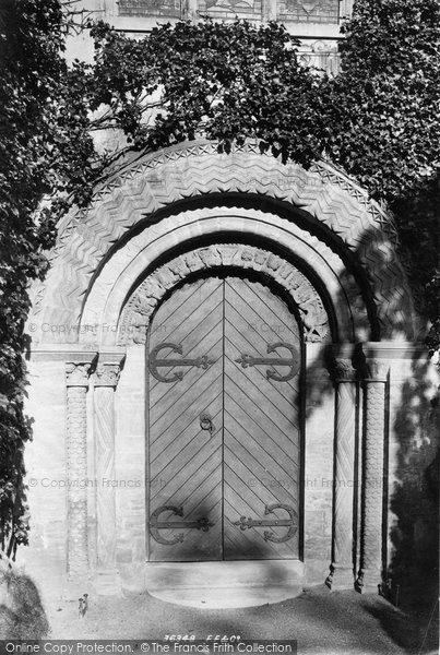 Photo of Bishopsteignton, Church West Door 1895