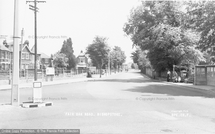 Photo of Bishopstoke, Fair Oak Road c.1960