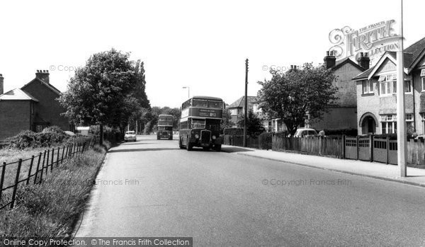 Photo of Bishopstoke, Fair Oak Road c.1960
