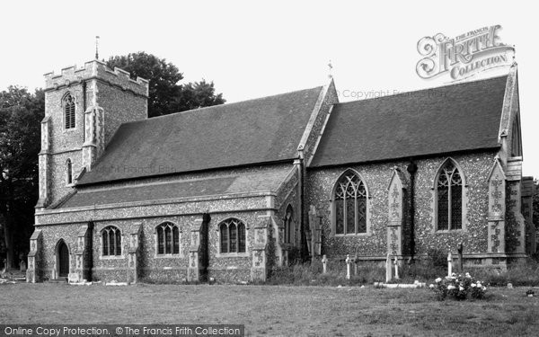 Photo of Bishopstoke, St Mary's Church c.1965