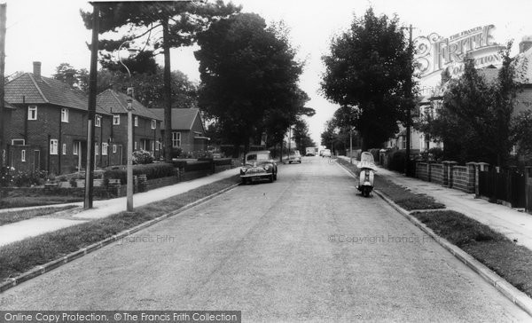 Photo of Bishopstoke, Stoke Park Road c.1965