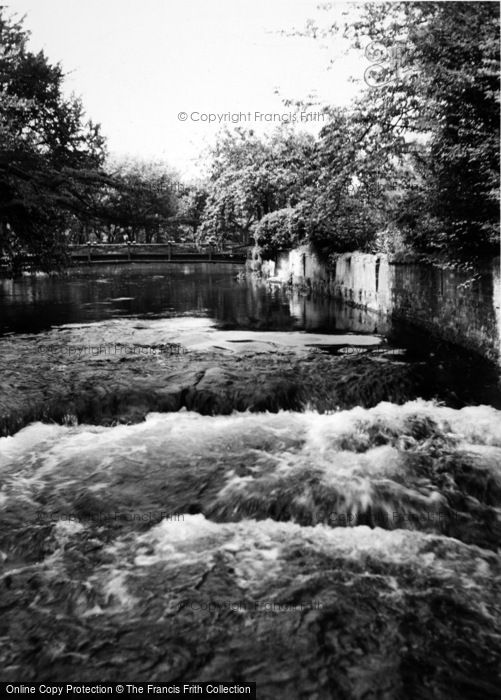 Photo of Bishopstoke, The River c.1960
