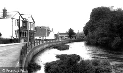 The River Itchen c.1960, Bishopstoke