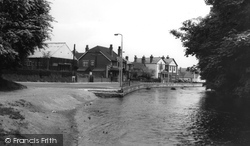 The Village And River Itchen c.1960, Bishopstoke