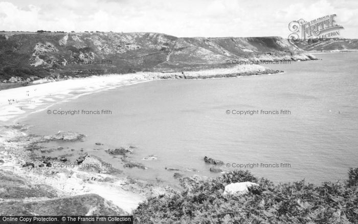 Photo of Bishopston, The Bays From Pwll Du Point c.1960