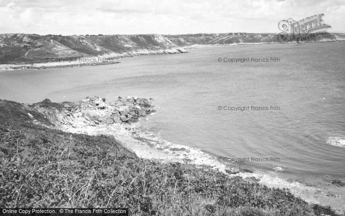 Photo of Bishopston, The Bays From Pwll Du Point c.1960