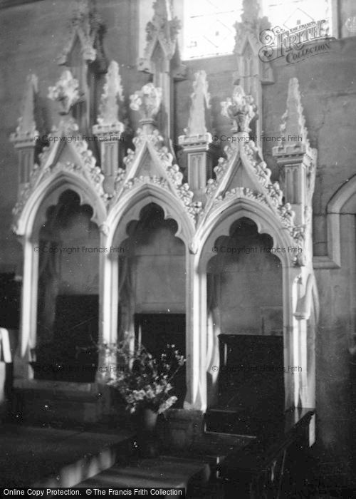Photo of Bishopstone, Church Interior 1952