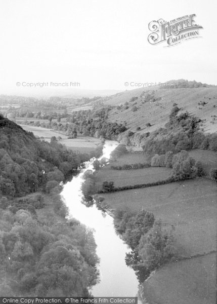 Photo of Bishopswood, The Wye From Yat Rock c.1960