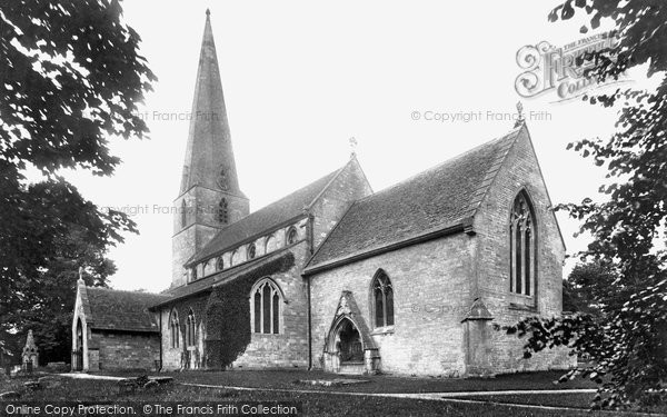 Photo of Bisley, All Saints Church 1910