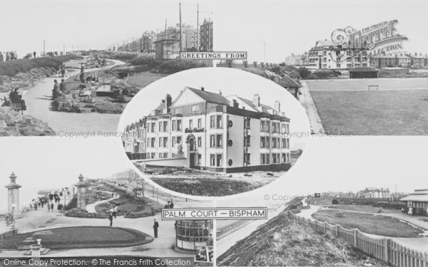 Photo of Bispham, Palm Court Composite c.1955