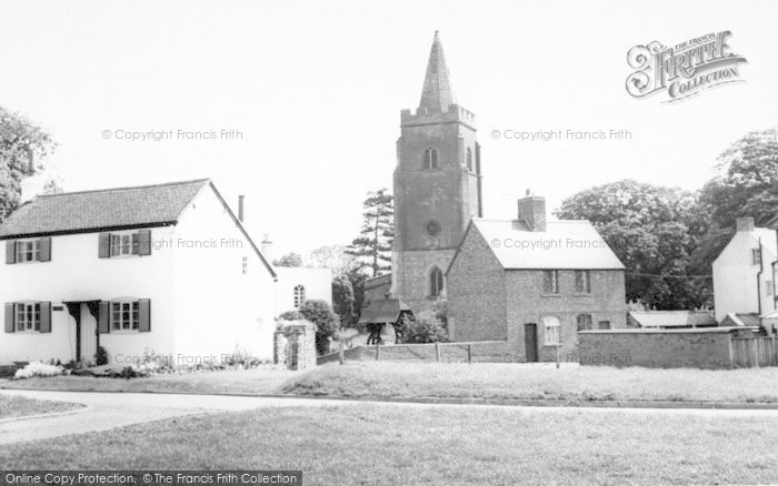 Photo of Bitteswell, St Mary's Church From The Green c.1960