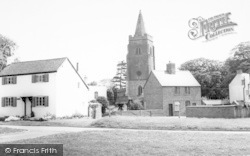 St Mary's Church From The Green c.1960, Bitteswell