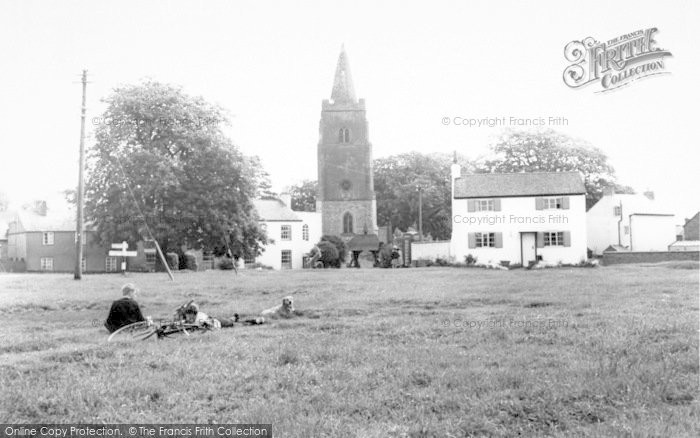 Photo of Bitteswell, St Mary's Church From The Green c.1960