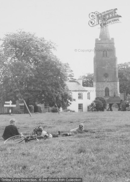 Photo of Bitteswell, The Green And St Mary's Church c.1960