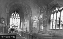 St Mary's Church Interior c.1955, Bitton