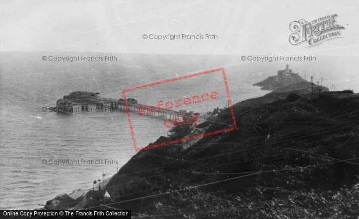 Photo of Black Pill, The Pier And Light House c.1955
