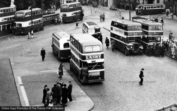 Photo of Blackburn, Buses c.1950