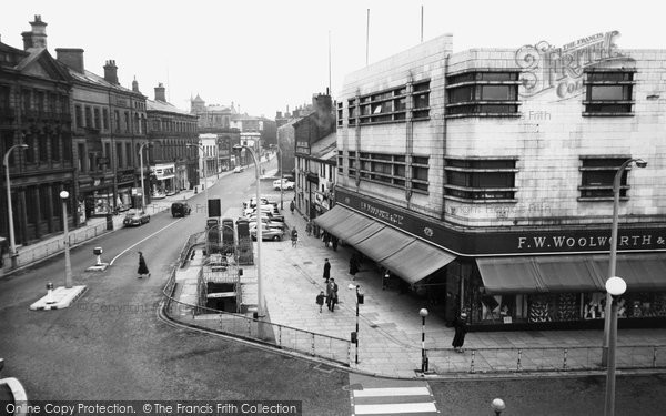 Photo of Blackburn, Church Street c.1955