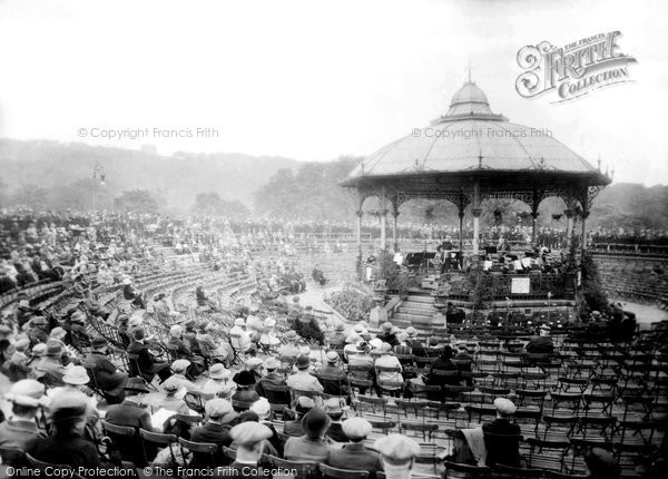 Photo of Blackburn, Corporation Park, Bandstand 1923