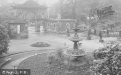 Corporation Park, Memorial Gardens c.1955, Blackburn