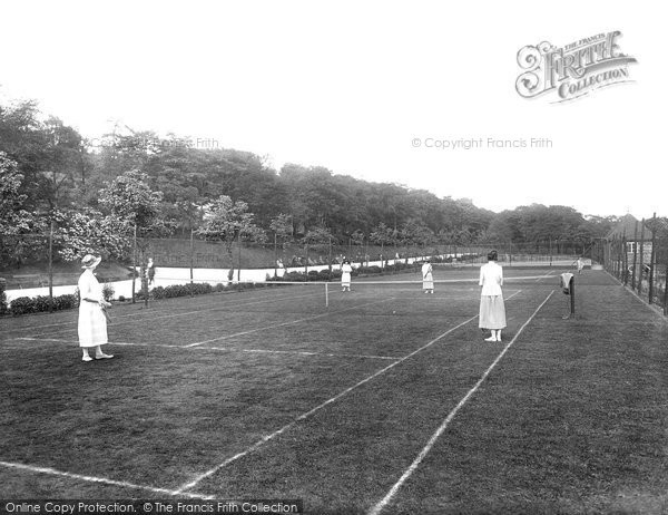 Photo of Blackburn, Corporation Park Tennis Courts 1923
