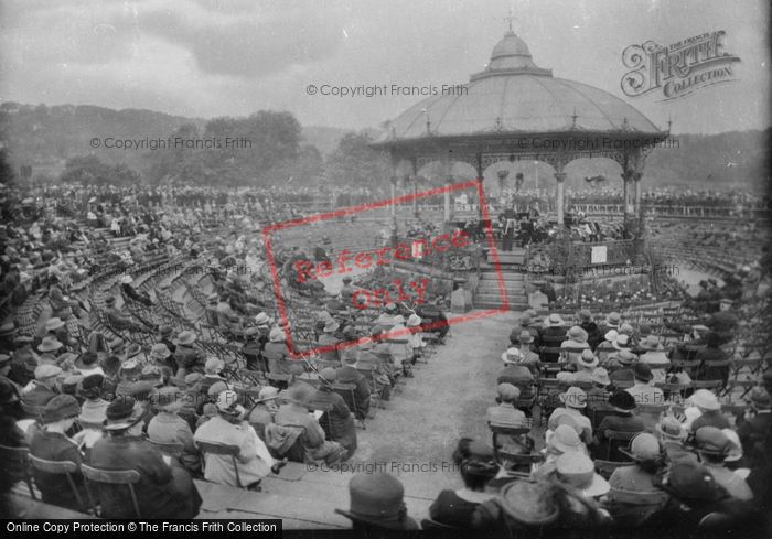 Photo of Blackburn, Corporation Park, The Bandstand 1923