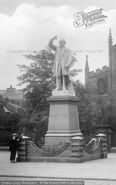 Photo of Blackburn, Gladstone Statue 1923