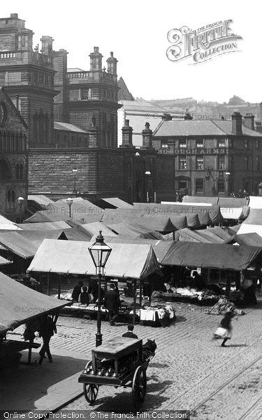 Photo of Blackburn, Market 1894