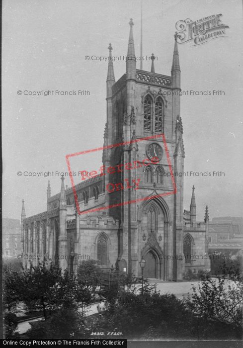 Photo of Blackburn, Parish Church, The West Front 1894