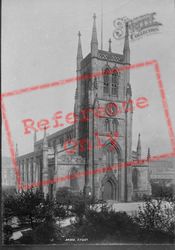 Parish Church, The West Front 1894, Blackburn