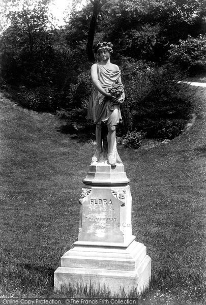 Photo of Blackburn, Park, Statue Of 'flora' 1895