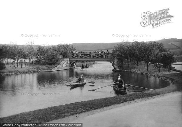 Photo of Blackburn, Queen's Park Lake 1899