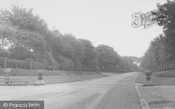 Queen's Park, The Drive c.1955, Blackburn
