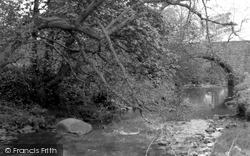 River Almond And Hopefield Bridge c.1960, Blackburn