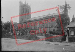 St Silas' Church And Preston Road 1923, Blackburn