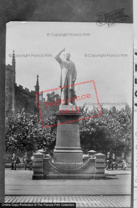Photo of Blackburn, Statue Of Gladstone 1902