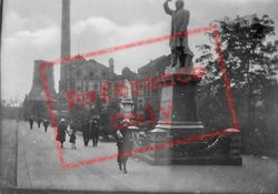 The Boulevard And Gladstone's Statue 1923, Blackburn