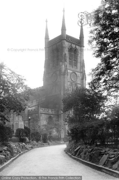 Photo of Blackburn, The Parish Church 1923