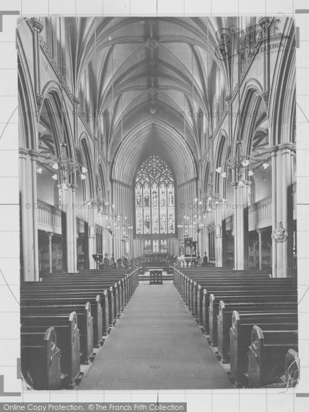 Photo of Blackburn, The Parish Church Interior 1923
