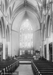 The Parish Church, Interior East 1894, Blackburn