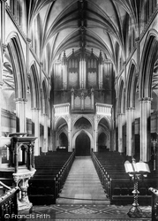 The Parish Church, Interior West 1894, Blackburn