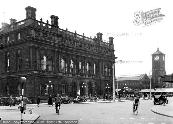 Photo of Blackburn, The Town Hall c.1950
