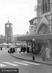Theatre And Clock Tower c.1955, Blackburn