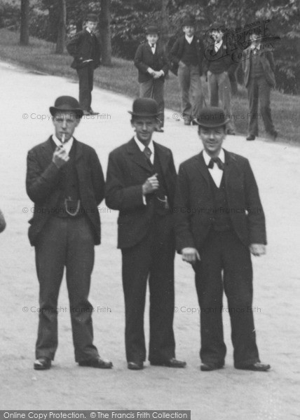 Photo of Blackburn, Young Men 1895