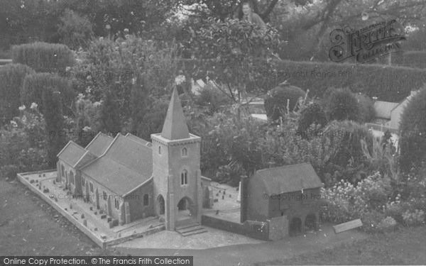Photo of Blackgang Chine, The Model Village c.1955