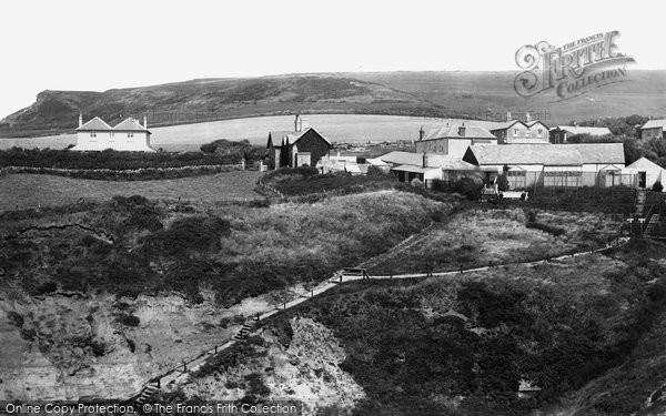 Photo of Blackgang Chine, View From The Observatory c.1883