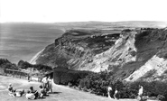 Blackgang Chine, View From The Observatory c.1955, Blackgang