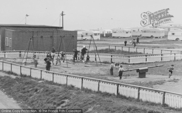 Photo of Blackhall Colliery, Crimdon Caravan Site, The Playground c.1965